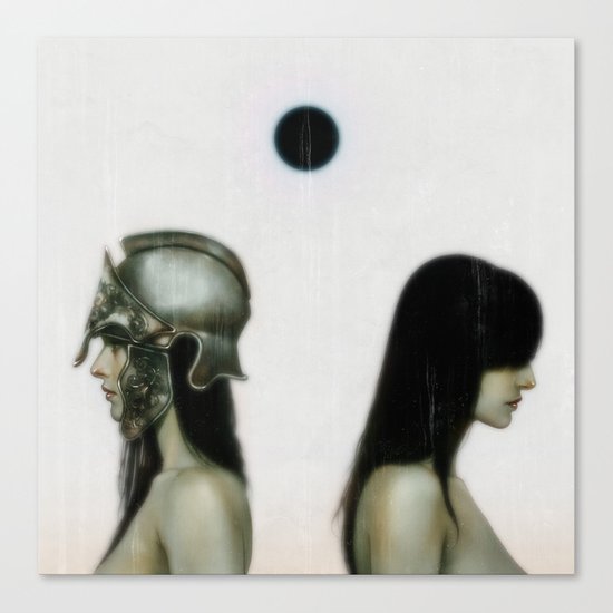 "From The Black Sun" Canvas Print