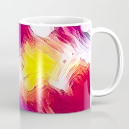 Colorful Palette Knife Abstract Mug