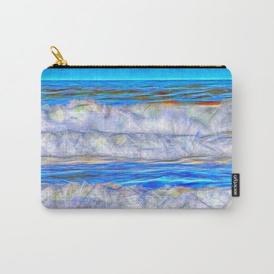 Abstract beautiful ocean waves Carry-All Pouch