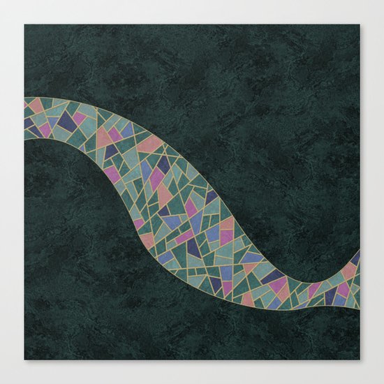 Geometric Marble 02 (abstract) Canvas Print