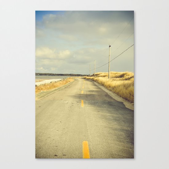 The Road to the Sea Canvas Print