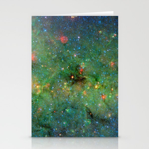 Celestial Cosmic Dusty Cloud Space Galaxy Stationery Cards