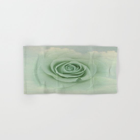Dreamy Vintage Floating Rose Hand & Bath Towel