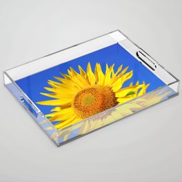 Sunflower in Bloom Acrylic Tray