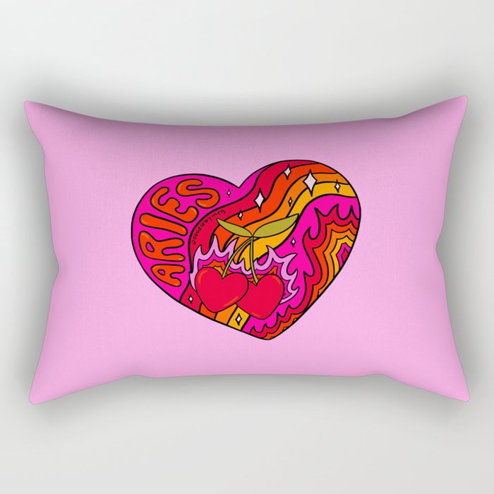 Aries Valentine Rectangular Pillow