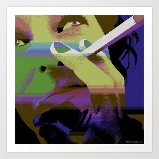 Raster portrait Art Print