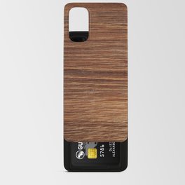 Oak wood texture background Android Card Case
