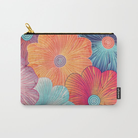 Big flowers Carry-All Pouch