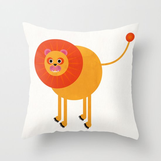 Lion Throw Pillow