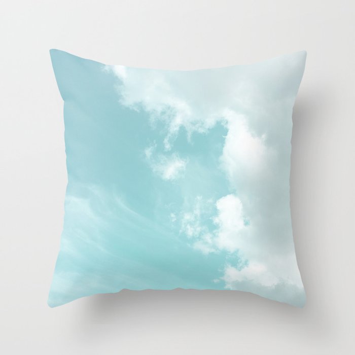 Head in the clouds #buyart #decor #freshair Throw Pillow