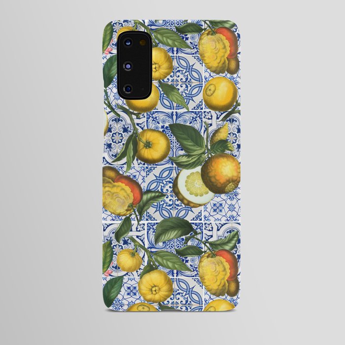 Portuguese Vintage Summer Tiles And Lemons Android Case