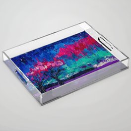 Magic Northern Lights Acrylic Tray