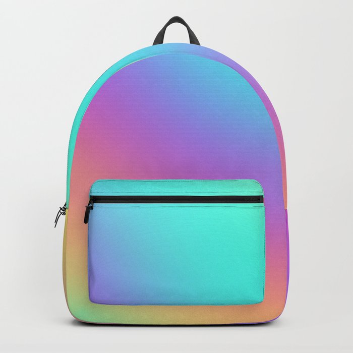 Bright Pastel Rainbow Gradient Backpack