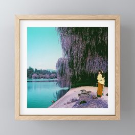 Duck Pond Framed Mini Art Print