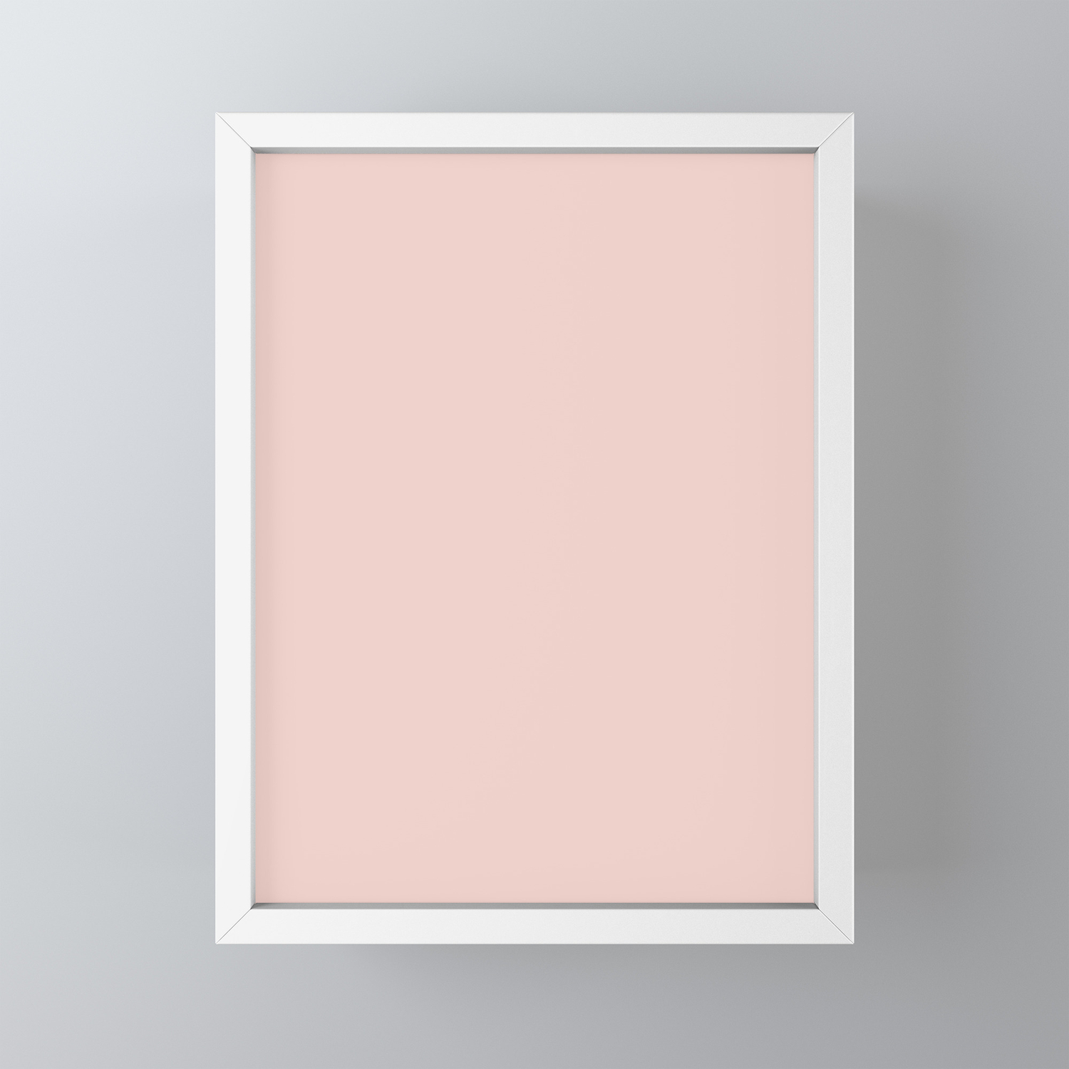 Plain Pastel Pink Color Background Framed Mini Art Print By Tafida Society6