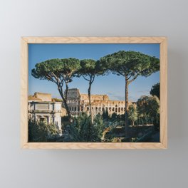 Colosseum Rome Italy Framed Mini Art Print