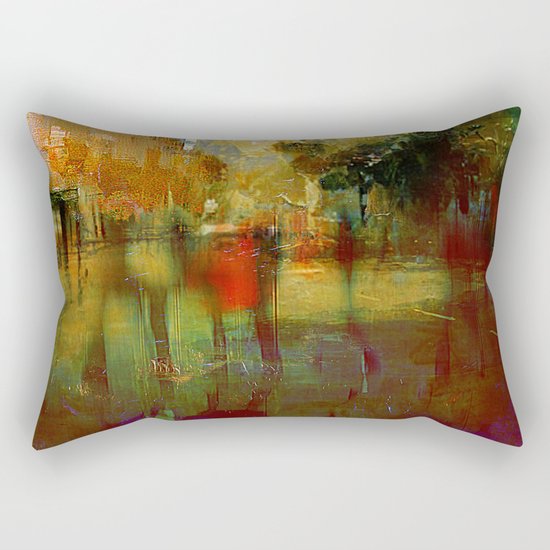 Melancholic walk Rectangular Pillow