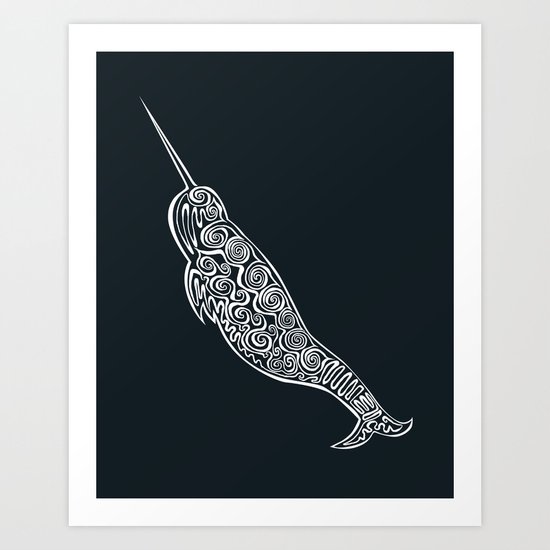 Narwhal Art Print