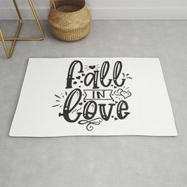 Fall In Love Area & Throw Rug