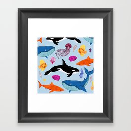 Under The Sea  Framed Art Print