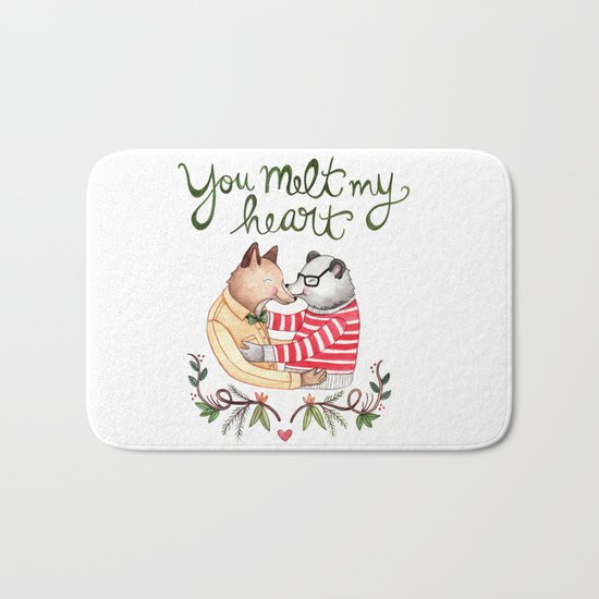 Melt My Heart Bath Mat