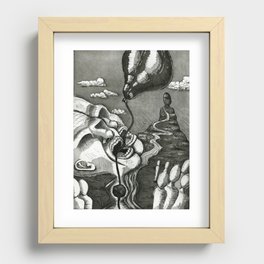 Choking On My Inhibitions Recessed Framed Print