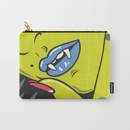 Vamp girl face Carry-All Pouch