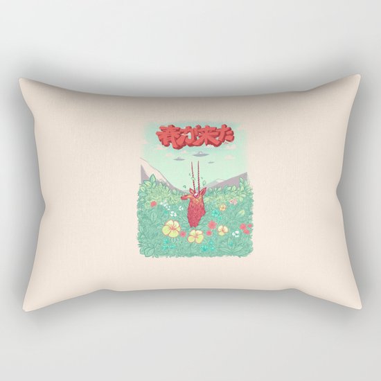Invasion of spring Rectangular Pillow