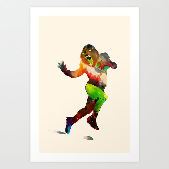 Trophy Pose Art Print