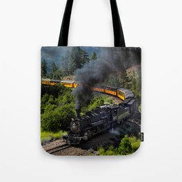 Steam Train, Durango & Silverton Railroad, Colorado Tote Bag