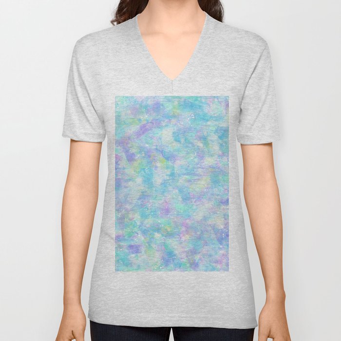 Sea Crystals  V Neck T Shirt