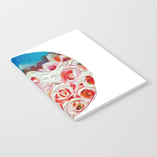 Roses on Fire Notebook