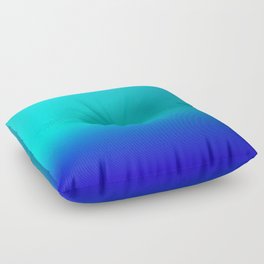 3 Blue Gradient Background 220715 Minimalist Art Valourine Digital Design Floor Pillow