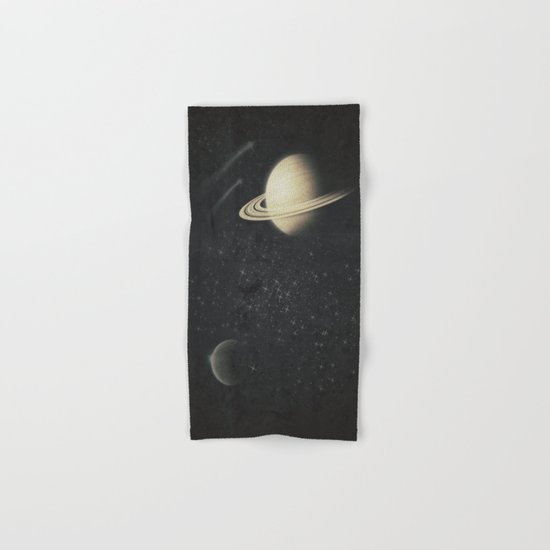 Deep Black Space Hand & Bath Towel