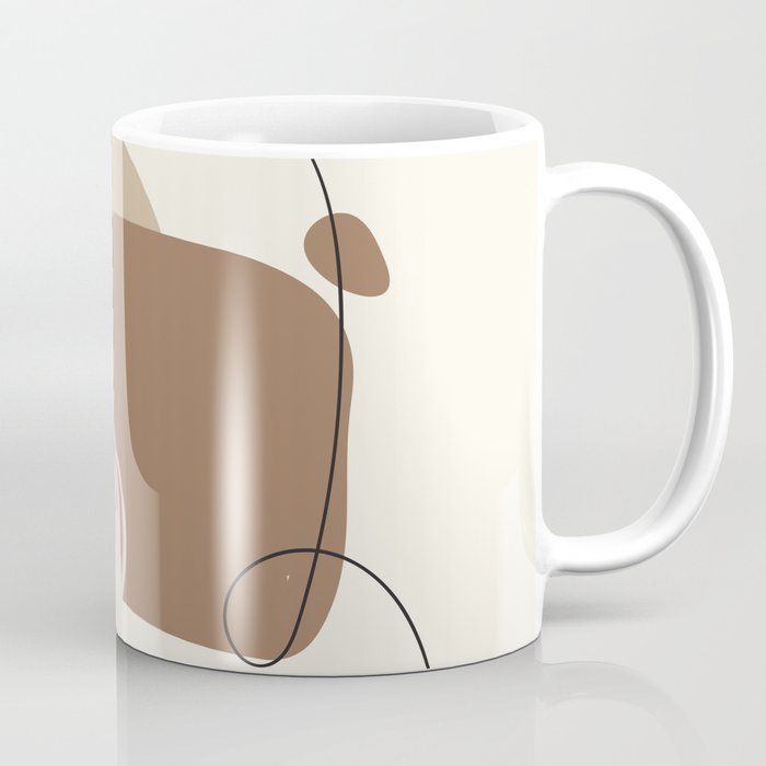 Swedish Minimalist Abstract Scandi Look Coffee Mug