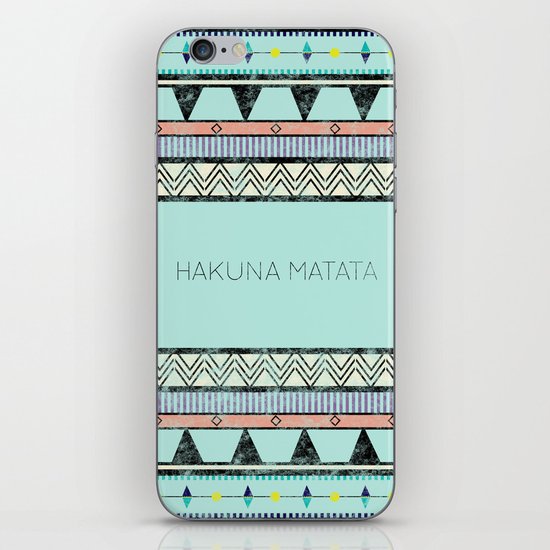 Hakuna Matata iPhone & iPod Skin