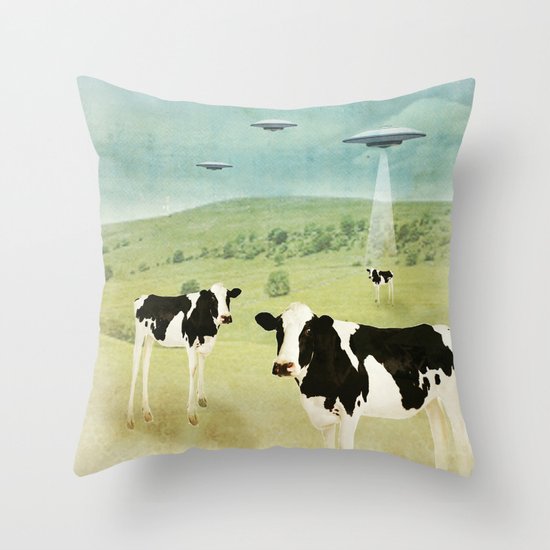 we all like burgers _ US AND THEM Throw Pillow