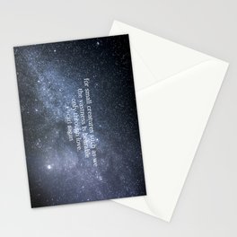 Carl Sagan and the Milky Way Stationery Cards