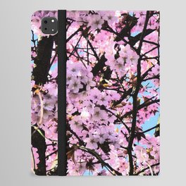 Spring Pink Cherry Blossom in the Scottish Highlands in I Art iPad Folio Case