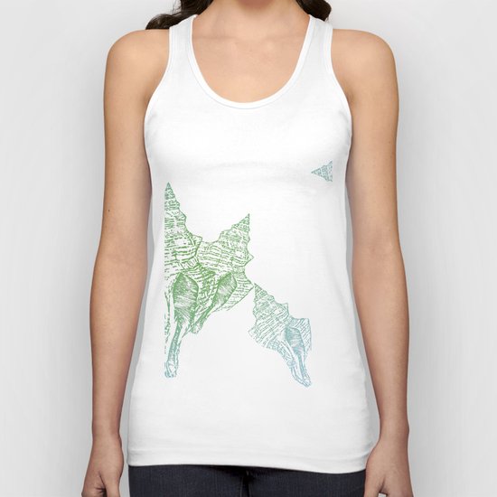 Shells Coloured Unisex Tank Top