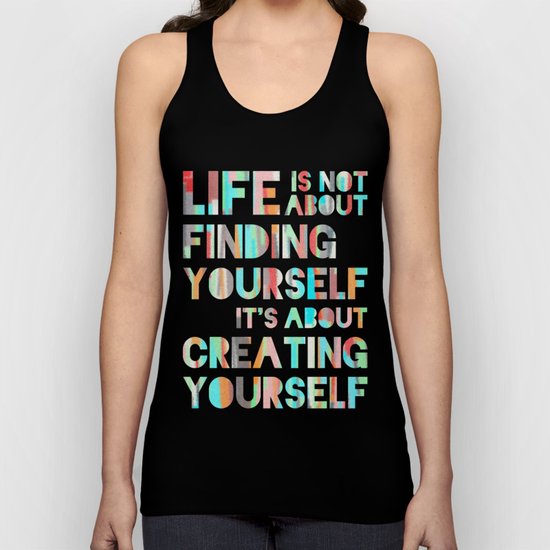 Create Yourself Unisex Tank Top