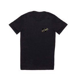 XOXO – Black and Gold Kisses T Shirt
