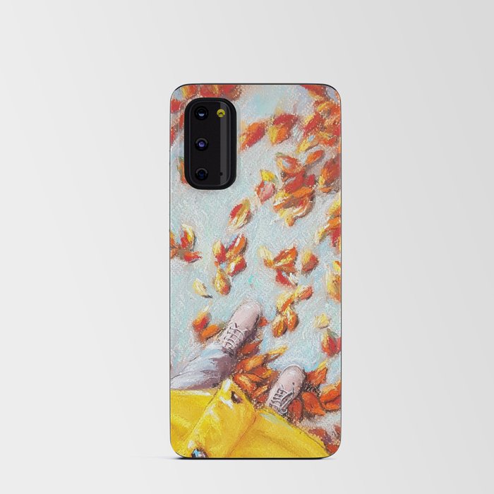 Standing amidst autumn Android Card Case