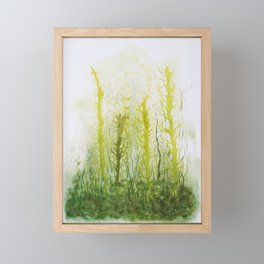Enchanted Forest #1 / Watercolor Painting Framed Mini Art Print