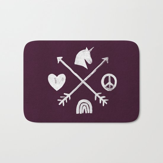Sugar and Spice Compass Bath Mat