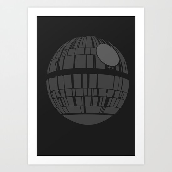 Death Star Art Print