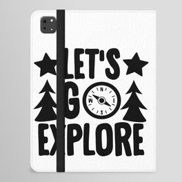 Let's Go Explore iPad Folio Case