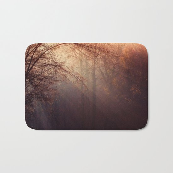fall forest Bath Mat