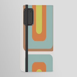 Mid Century Modern Long Rectangles Colorful 3 Android Wallet Case