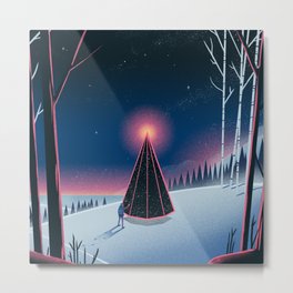 Forest Fire Metal Print